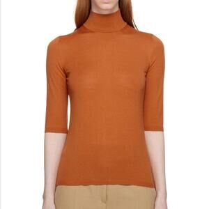 Max mara burnt orange turtleneck